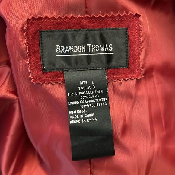 Brandon Thomas suede leather blazer size large - Picture 5 of 12